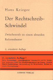 Krieger: Der Rechtschreibschwindel