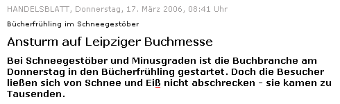 Eiß?